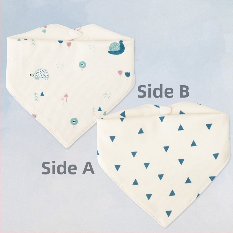 Βρεφικό τριγωνικό σαλιάκι με σχέδιο κινουμένων σχεδίων, 100% βαμβάκι, αδιάβροχο, για νεογέννητα 0–1 έτους