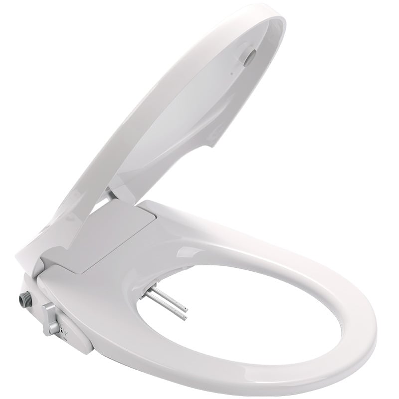 Inteligentný kryt na WC s bidetom, PP doska, regulácia tlaku vody, tryska samočistiaca, vzdialenosť otvorov 13.4–18 cm, modely: V-typ, O-typ, D-typ