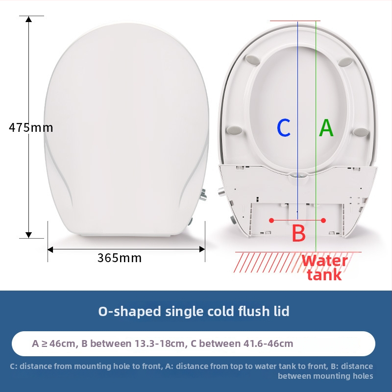 Inteligentný kryt na WC s bidetom, PP doska, regulácia tlaku vody, tryska samočistiaca, vzdialenosť otvorov 13.4–18 cm, modely: V-typ, O-typ, D-typ