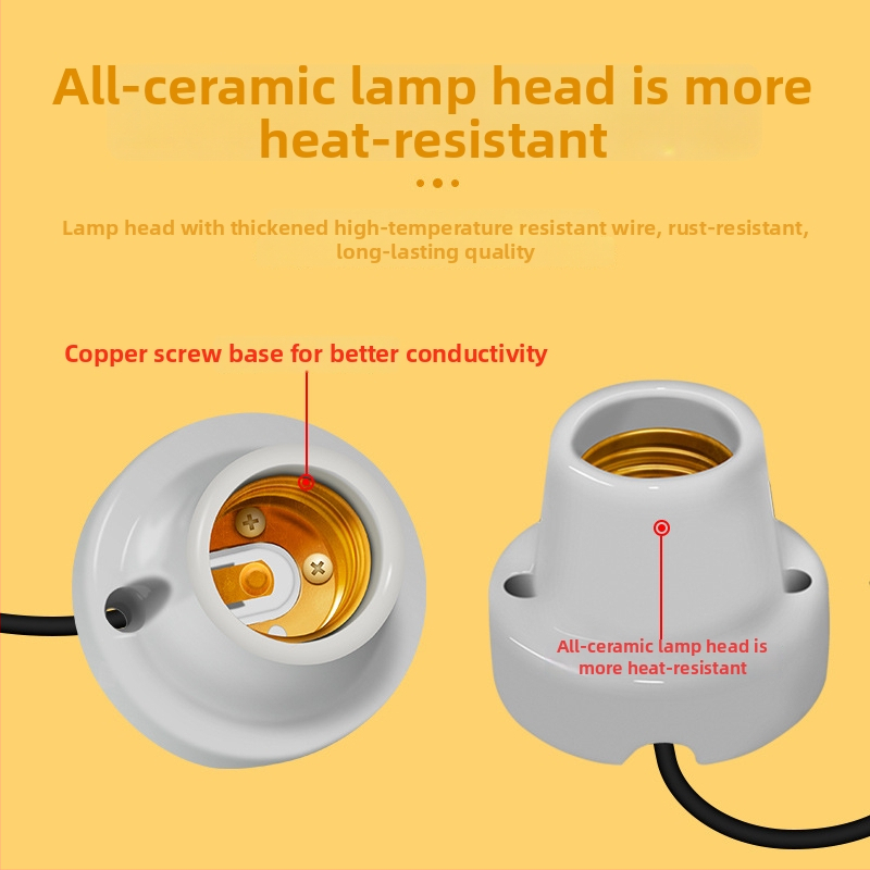 Lampă de creștere pentru pui cu termostat automat pentru temperatură constantă în cutie de creștere