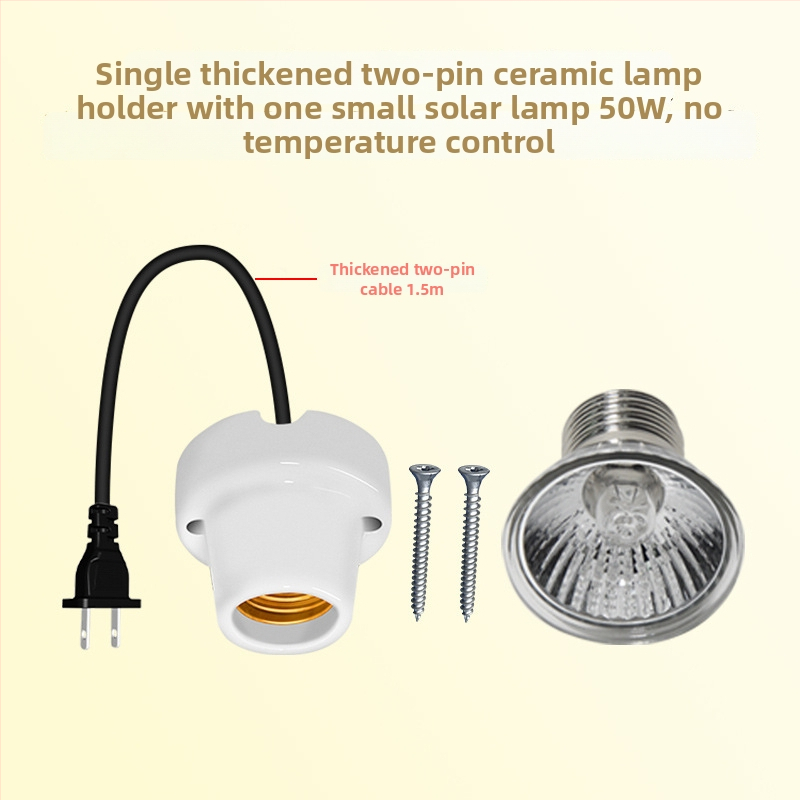 Lampă de creștere pentru pui cu termostat automat pentru temperatură constantă în cutie de creștere