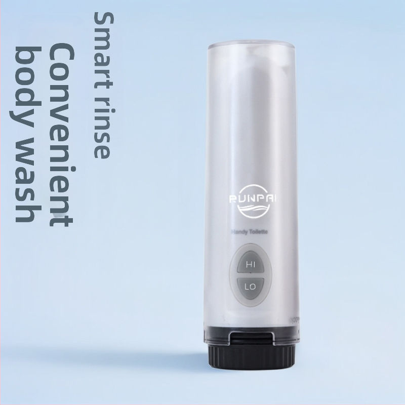 Prenosný elektrický bidet pre WC sedadlo — mobilné čistenie, ABS, CE certifikát, regulácia tlaku vody, umývanie sedadla a žien