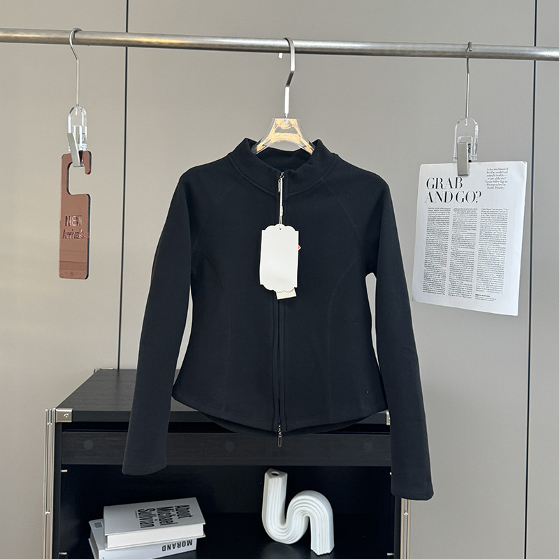 Cardigan-jachetă pentru femei, croială Slim, guler polo, mâneci lungi, material Chenille, Spandex <30%