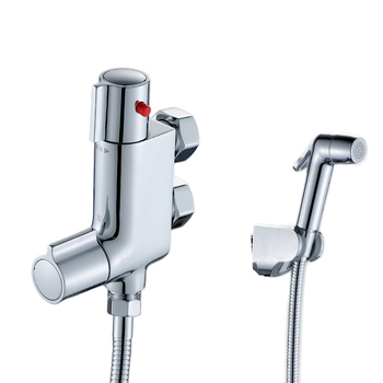 Set duș pentru toaletă din cupru, montaj în perete, temperatură reglabilă 3–80°C, presiune nominală 0.1–0.8 MPa, modelul 839