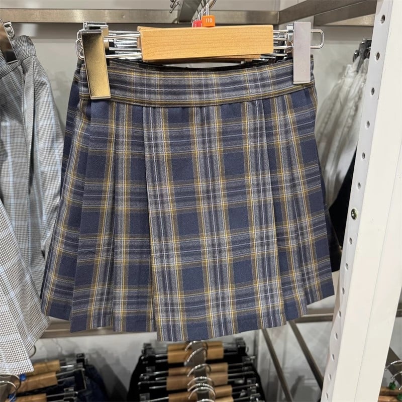 Детска пола в стил А-линия с еластична талия, памук като основна материя, плат Pongee, за възраст 0–1 година