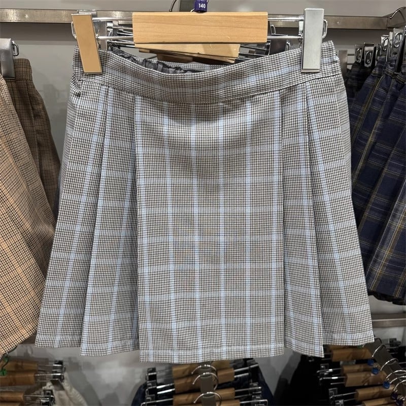 Детска пола в стил А-линия с еластична талия, памук като основна материя, плат Pongee, за възраст 0–1 година