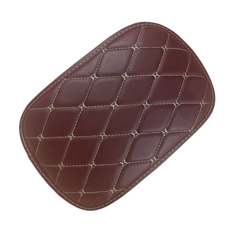 Covoraș din piele brodat pentru cotiera auto, Model SJ-PGFSX, Potrivire generală, Greutate 0.07 kg, Personalizabil