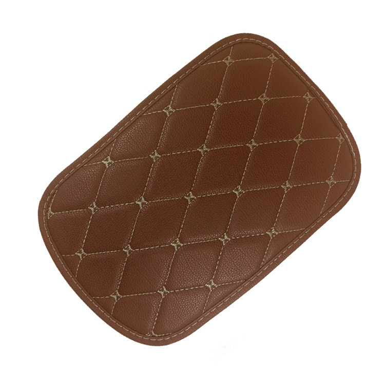 Covoraș din piele brodat pentru cotiera auto, Model SJ-PGFSX, Potrivire generală, Greutate 0.07 kg, Personalizabil