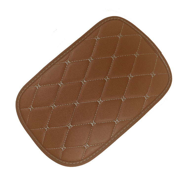 Covoraș din piele brodat pentru cotiera auto, Model SJ-PGFSX, Potrivire generală, Greutate 0.07 kg, Personalizabil