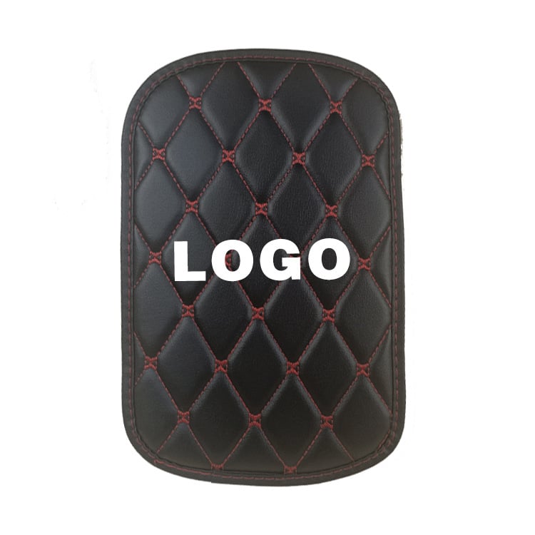 Covoraș din piele brodat pentru cotiera auto, Model SJ-PGFSX, Potrivire generală, Greutate 0.07 kg, Personalizabil