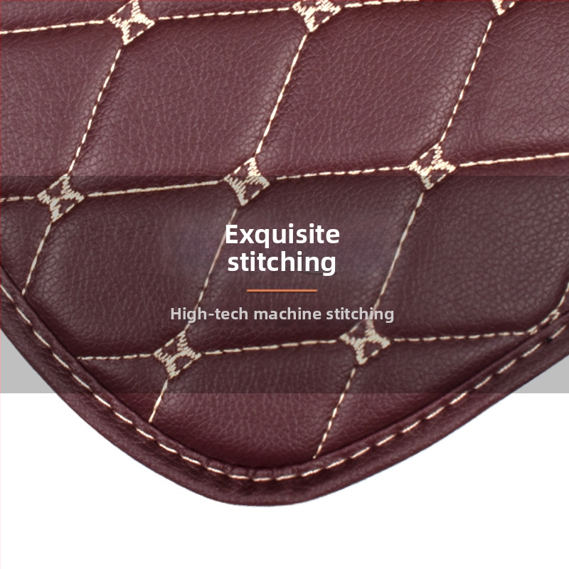 Vyšívaná kožená podložka pre lakťovú opierku auta, model SJ-PGFSX, všeobecná kompatibilita, hmotnosť 0,07 kg, prispôsobiteľné