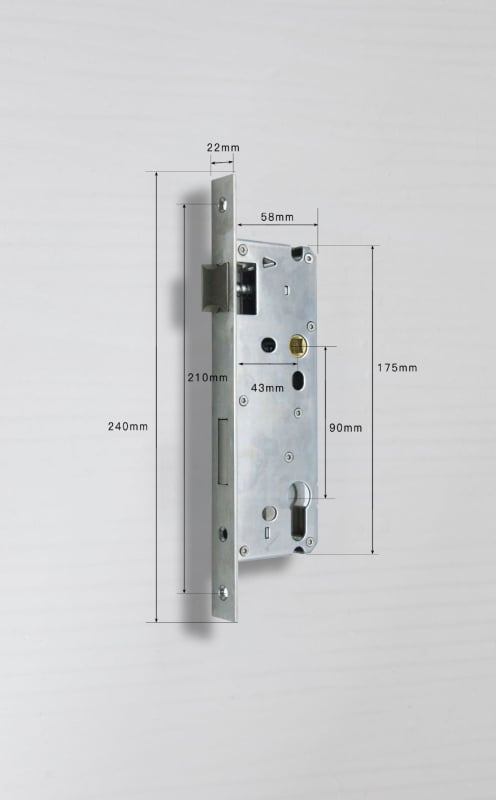 cilindru de încuietoare cu amprentă — aliaj de zinc, modele 3085/3585/4585, greutate 0,5 kg, stil modern minimalist