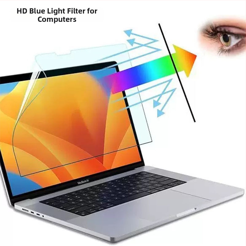 MacBook Air magánéletvédelmi kijelzőfilm, teljes ragasztású, 360°-os négy oldalról véd, PET háromrétegű szerkezet