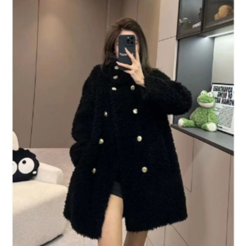 Jachetă de damă Chenille cu Spandex, guler polo, mâneci prințese - Primăvara 2025