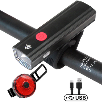 Kesen комплект предна светлина за велосипед и USB задна светлина; висока яркост; обработка по поръчка: Няма; внос: Няма; лицензиран частен етикет