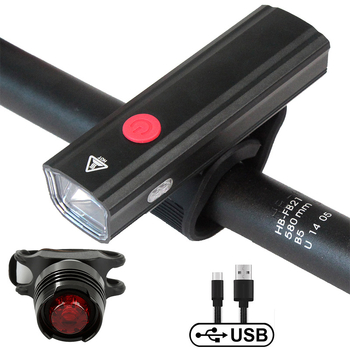 Kesen комплект предна светлина за велосипед и USB задна светлина; висока яркост; обработка по поръчка: Няма; внос: Няма; лицензиран частен етикет