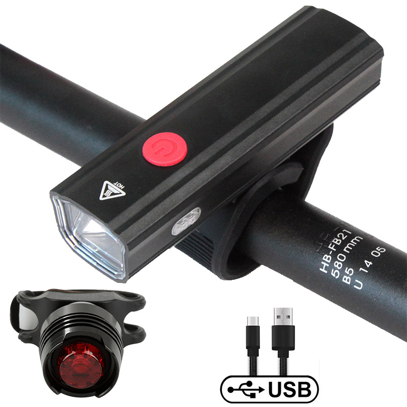 Kesen комплект предна светлина за велосипед и USB задна светлина; висока яркост; обработка по поръчка: Няма; внос: Няма; лицензиран частен етикет