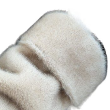 Srednje duljine krzneni kaput sa stojećim ovratnikom, stil kraljice sestre, za odrasle žene