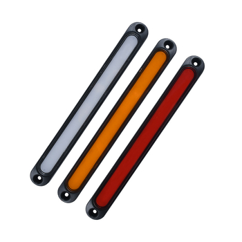 LED zadné svetlo pre nákladné auto, 15-LED svetelný vodič brzdy, 24V, 5W, 6000K