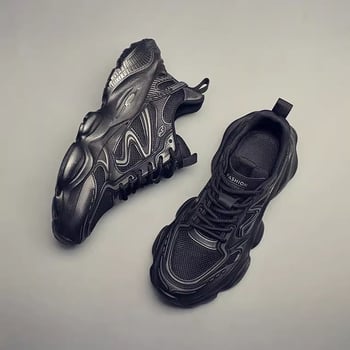 Muške tenisice Dad Shoes - Gornji dio KPU, EVA đon, šnurovanje, nizak vrh, debeli peta 3–5 cm