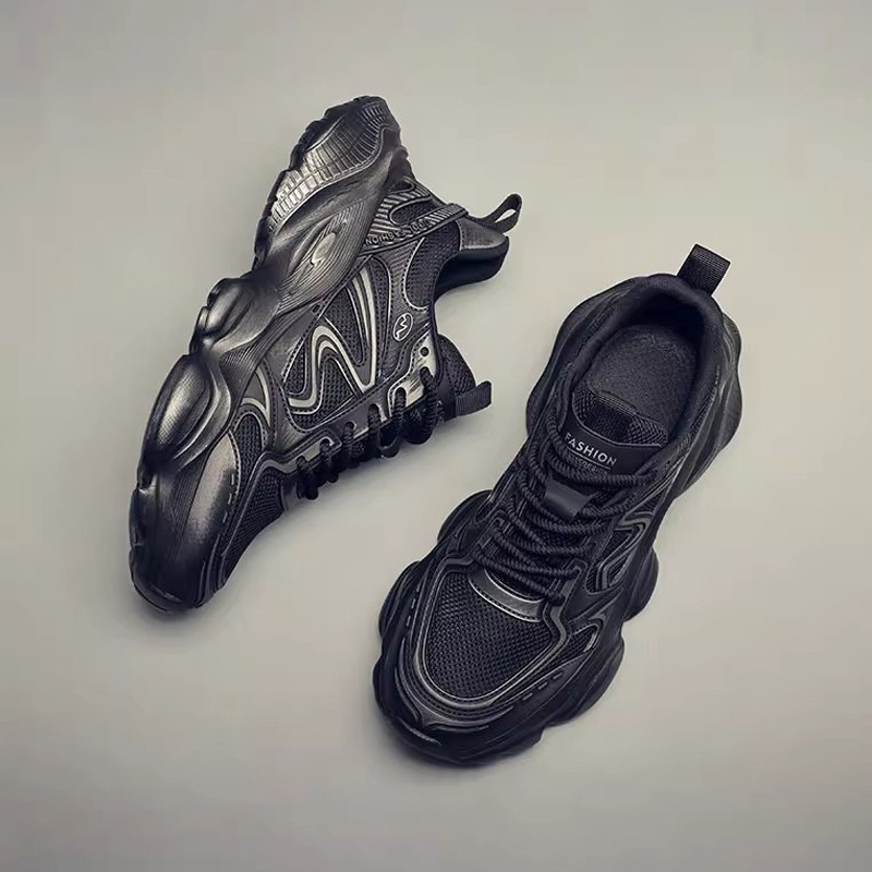 Muške tenisice Dad Shoes - Gornji dio KPU, EVA đon, šnurovanje, nizak vrh, debeli peta 3–5 cm
