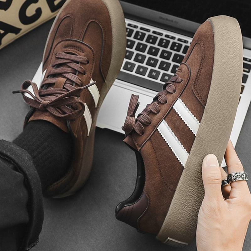 Unisex tenisice za skateboard, s gumom potplatom, PU uloškom, vezanjem šnuralima
