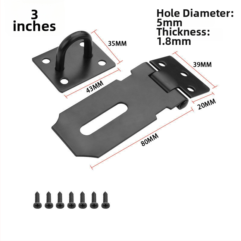 Zámok na dvere z nehrdzavejúcej ocele – zámok na dvere pre skrinky, moderný dizajn (WITT RIGHT)