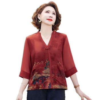 Női ing 2025 tavasz, poliészter, virágos mintázat, bő fazon, városi stílus