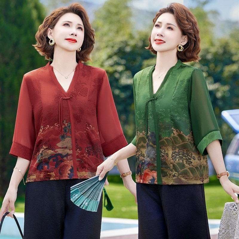 Női ing 2025 tavasz, poliészter, virágos mintázat, bő fazon, városi stílus