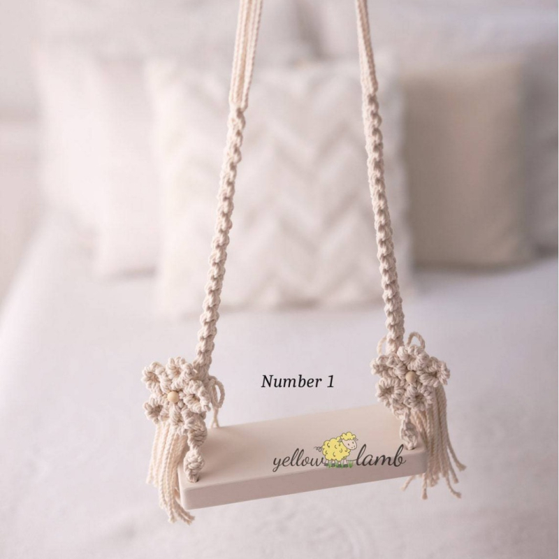 Rekvizit za fotografiju novorođenčadi – ručno tkan hamaka, materijal: tkanina, težina 0,2 kg