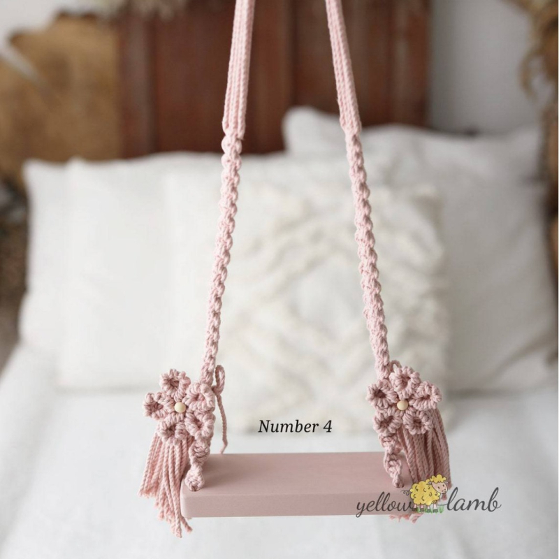 Rekvizit za fotografiju novorođenčadi – ručno tkan hamaka, materijal: tkanina, težina 0,2 kg