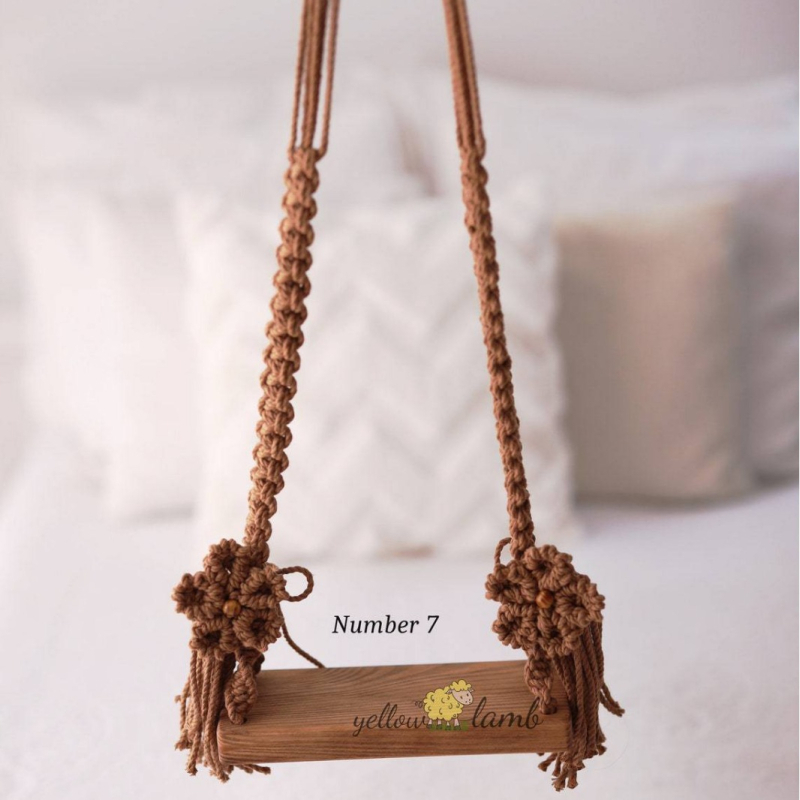 Rekvizit za fotografiju novorođenčadi – ručno tkan hamaka, materijal: tkanina, težina 0,2 kg