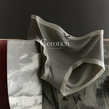Cerotich γυναικείες βρακάκια από μαλλί Merino, διαπνεόμενα και αδιαφανή, μεσαία μέση, πλεκτό ύφασμα