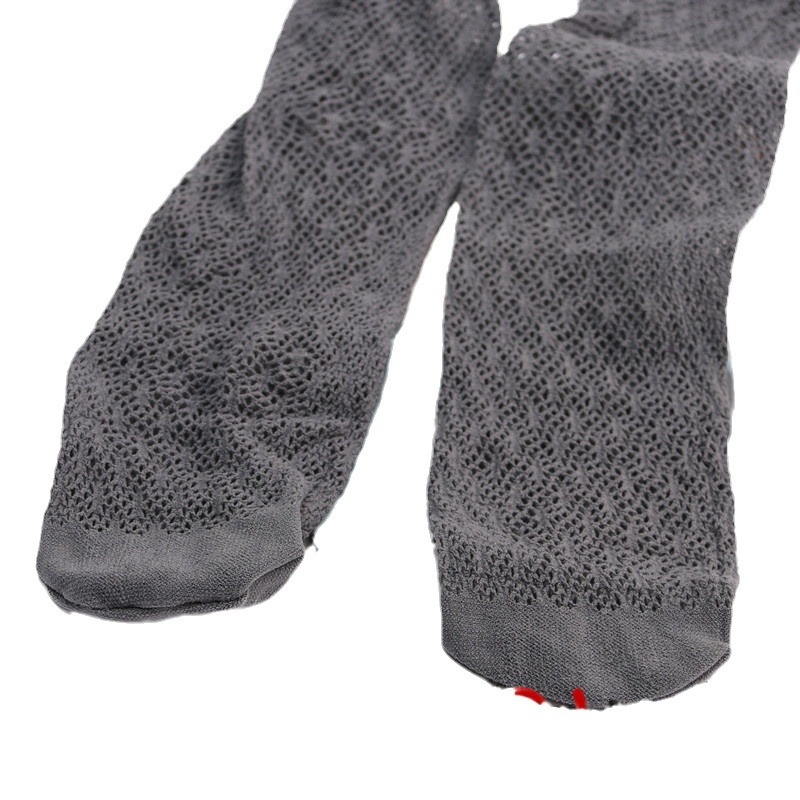 Bezšivne tanke hulahopke s prozirnim mrežastim uzorkom, najlon