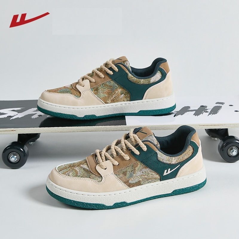 Muške skate tenisice - PU gornji dio, retro stil, vezanje, pamučna uložak