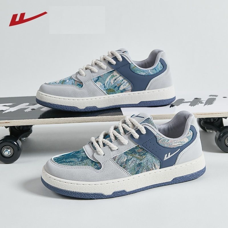 Muške skate tenisice - PU gornji dio, retro stil, vezanje, pamučna uložak