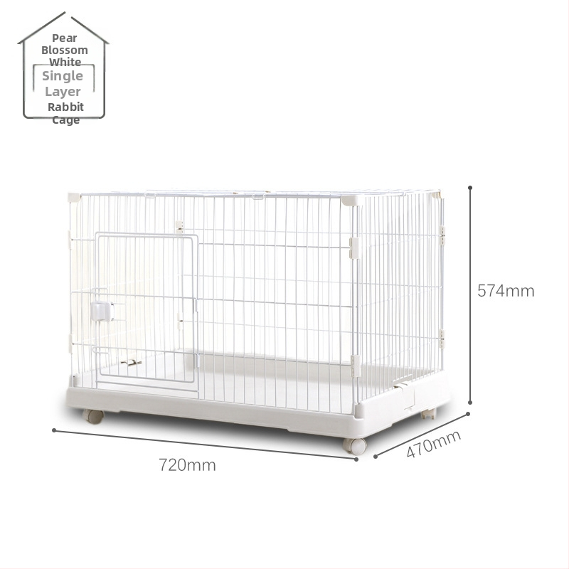 Viacposchodová klietka pre zajace na vnútorné použitie, značka Chuangyi, materiál: plastovo-ocelová konštrukcia