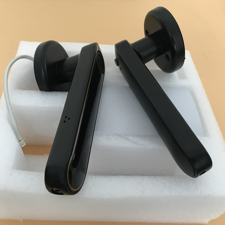 Yimeida Y198 Lacăt inteligent electronic pentru ușă cu Bluetooth, parolă și amprentă pentru uși din lemn