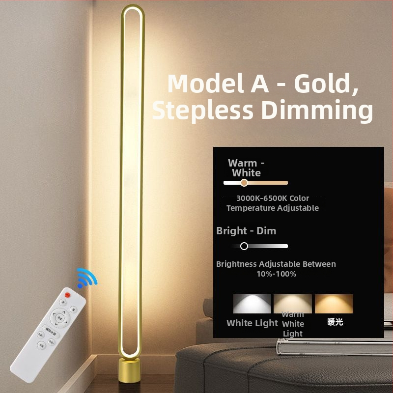 LED állólámpa nordic stílusban, állítható magasság, megvilágítási terület 3-5 m², feszültség legfeljebb 36V