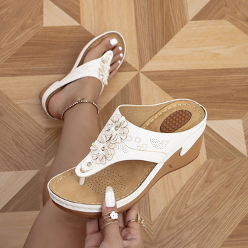 Sandale s uzorkom herringbone (materijal vamp: mikrovlakna; oblik vrha: okrugli; podstava: PU; potplat: TPR)