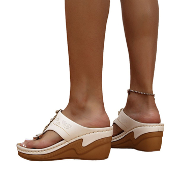 Sandale s uzorkom herringbone (materijal vamp: mikrovlakna; oblik vrha: okrugli; podstava: PU; potplat: TPR)