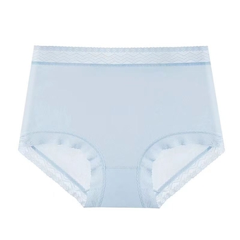 Ženske gaćice s visokim strukom, prozračni Ice Silk materijal, podižu stražnjicu, antibakterijske, brzo sušenje