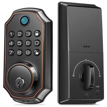 Setebao zaključavanje s otiskom prsta, model E02-F, za kapije, Bluetooth otključavanje, otisak prsta, ključ i lozinka