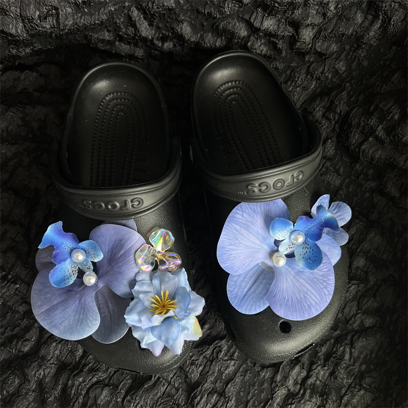 Cipővirág-kiegészítők, 34-es virág kollekció, alkalmas szandálokra és papucsokra, csat-stílus, szezonok: nyár, tavasz, ősz