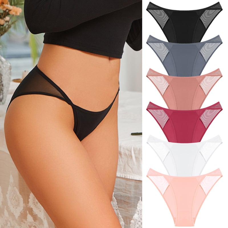 Ženske bikini gaćice od najlona 70–80%, podstava u području prepona od pamuka, bez vidljivih tragova, brzo se suše, prozračne
