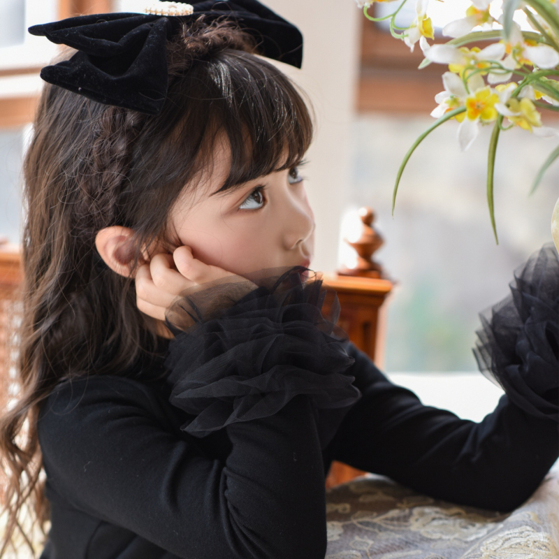 Κοριτσίστικο φόρεμα σε στυλ πριγκίπισσας, πολυεστέρας, απαλή επεξεργασία υφάσματος, φούστα με τιράντες, εμπνευσμένο από Χέπμπερν, για 1–3 ετών