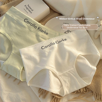 Ženské bezšvové nohavičky s jemnou textúrou, stredná výška pásu, kontrola brucha, bavlnená vsadka