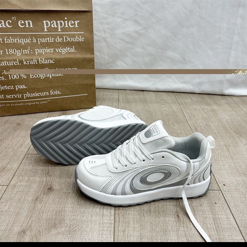 Sportske tenisice s PU+mrežastim gornjim dijelom, prozračne, lagane, vezanje, niski kroj