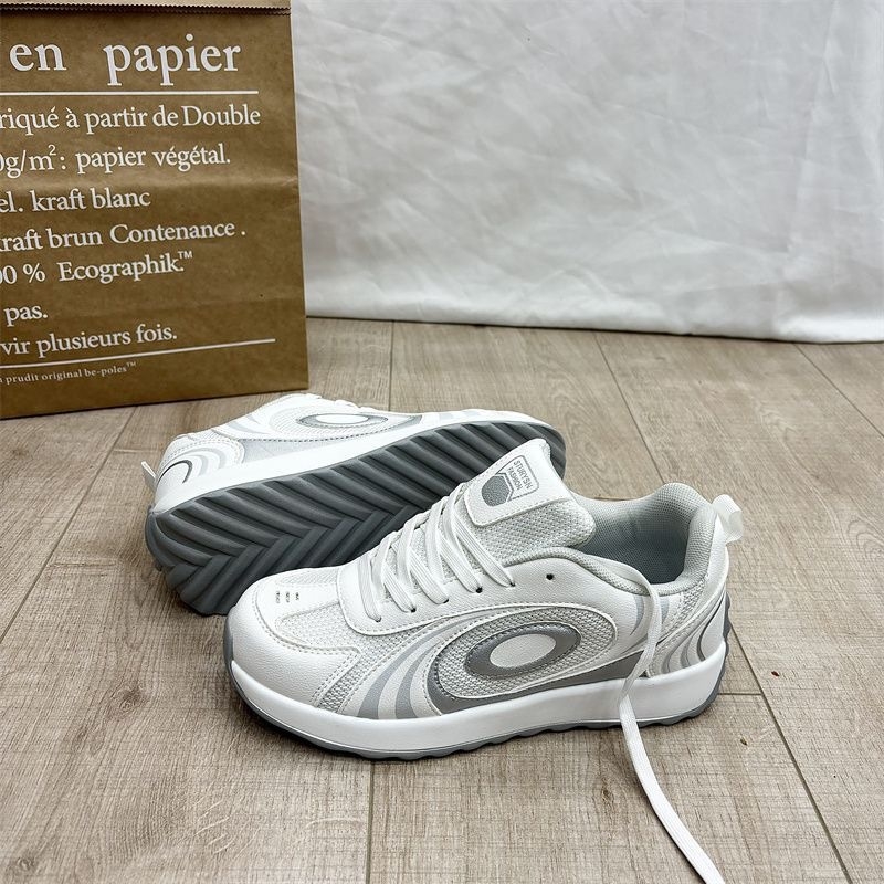 Sportske tenisice s PU+mrežastim gornjim dijelom, prozračne, lagane, vezanje, niski kroj