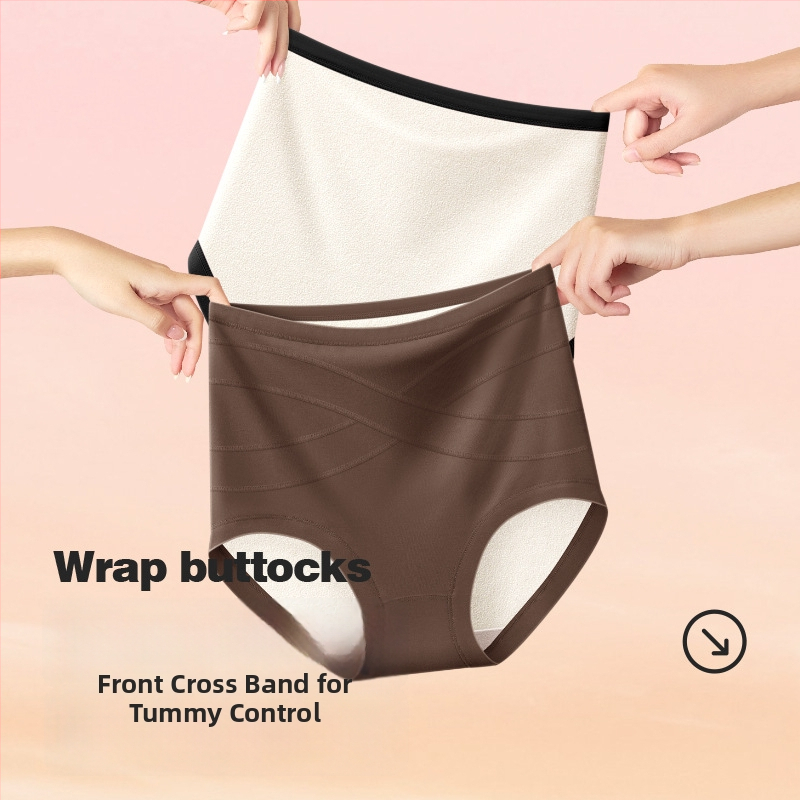 Ženske gaćice od pamuka za oblikovanje, visoki struk, podizanje stražnjice, kontrola abdomena, antibakterijske; podstava prepona od mulberry silk; glavna tkanina 90–95% pamuk
